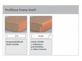 profilace hrany dveří